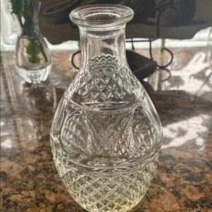Vintage Crystal Decanter - no stopper multi use for liquor, or even a vase